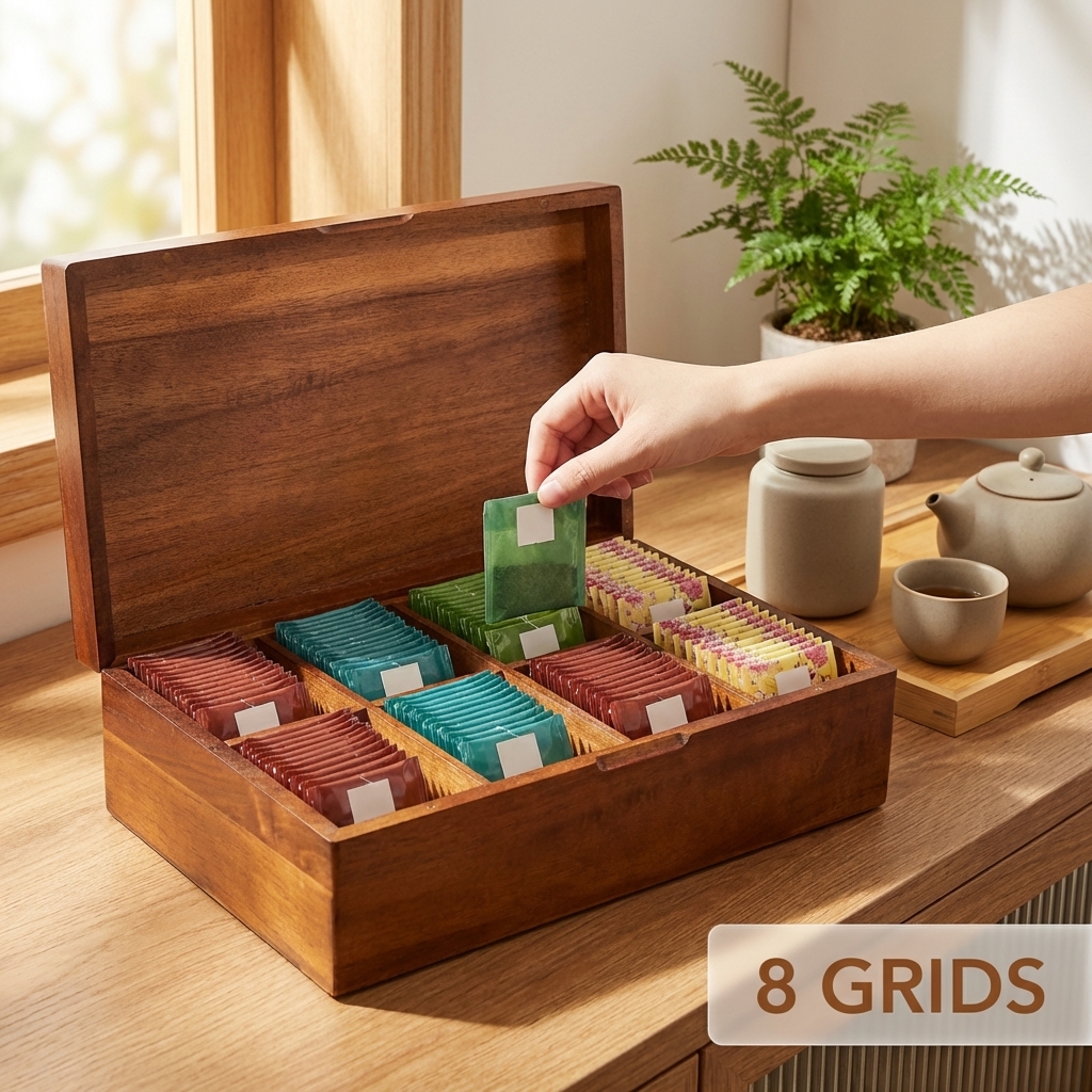 Coffee Tea Sugar Container Set - Tea Box Storage Hotel Tea Bag