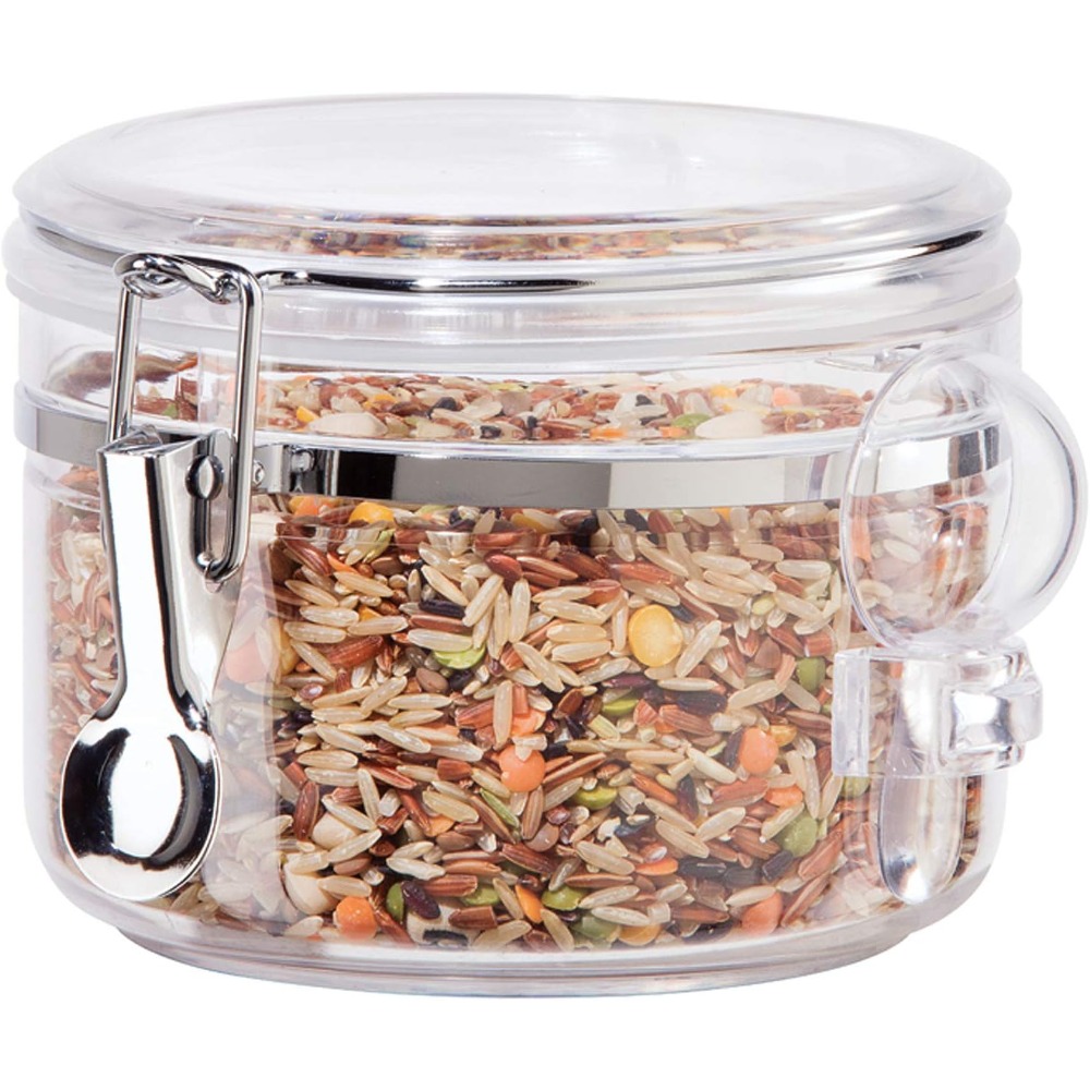 Coffee Tea Sugar Container Set - Airtight Food Storage Container 28oz Clear