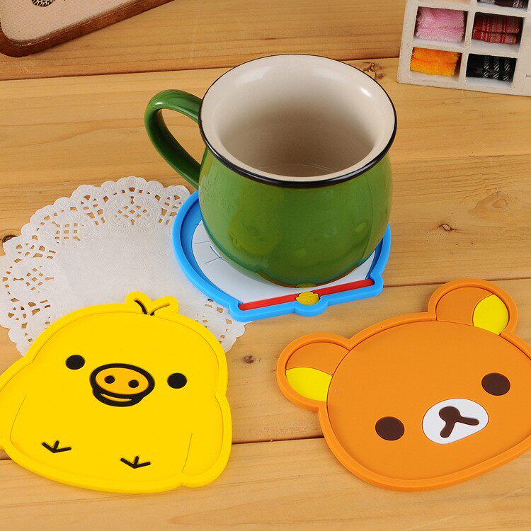 Coffee Y Tea - Rilakkuma Silicone Cup Coaster Cute Heat