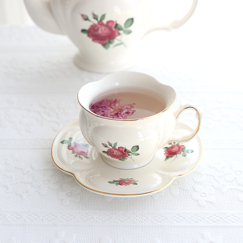 French gold edged ceramic gold - Coffee Tea English 리뷰 및 가격