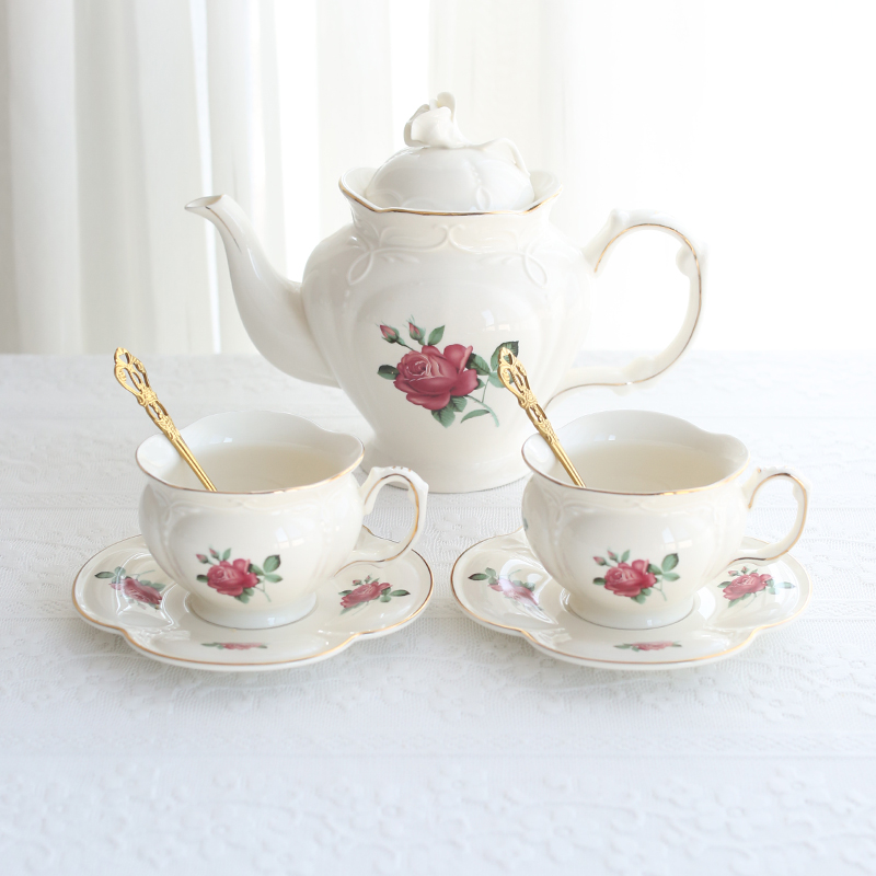 French gold edged ceramic gold - Coffee Tea English 리뷰 및 가격