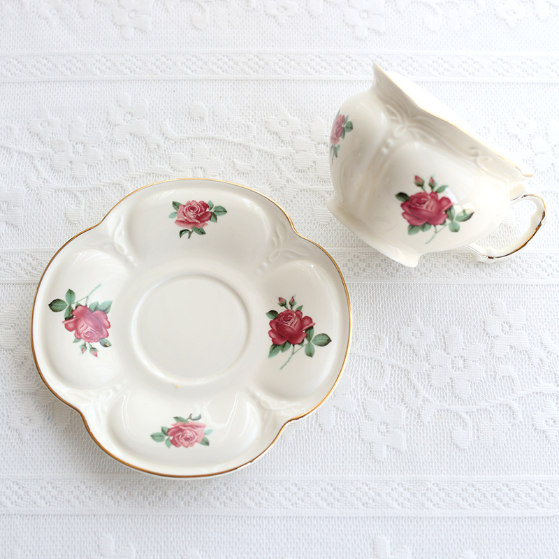 French gold edged ceramic gold - Coffee Tea English 리뷰 및 가격