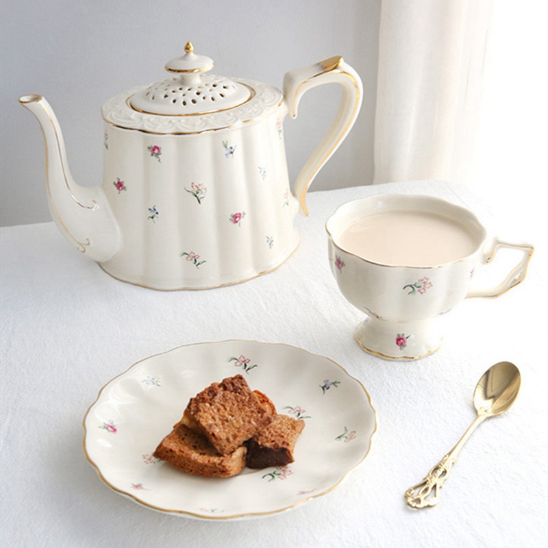 French Retro Teapot Coffee Cup - Coffee Tea English 리뷰 및 가격