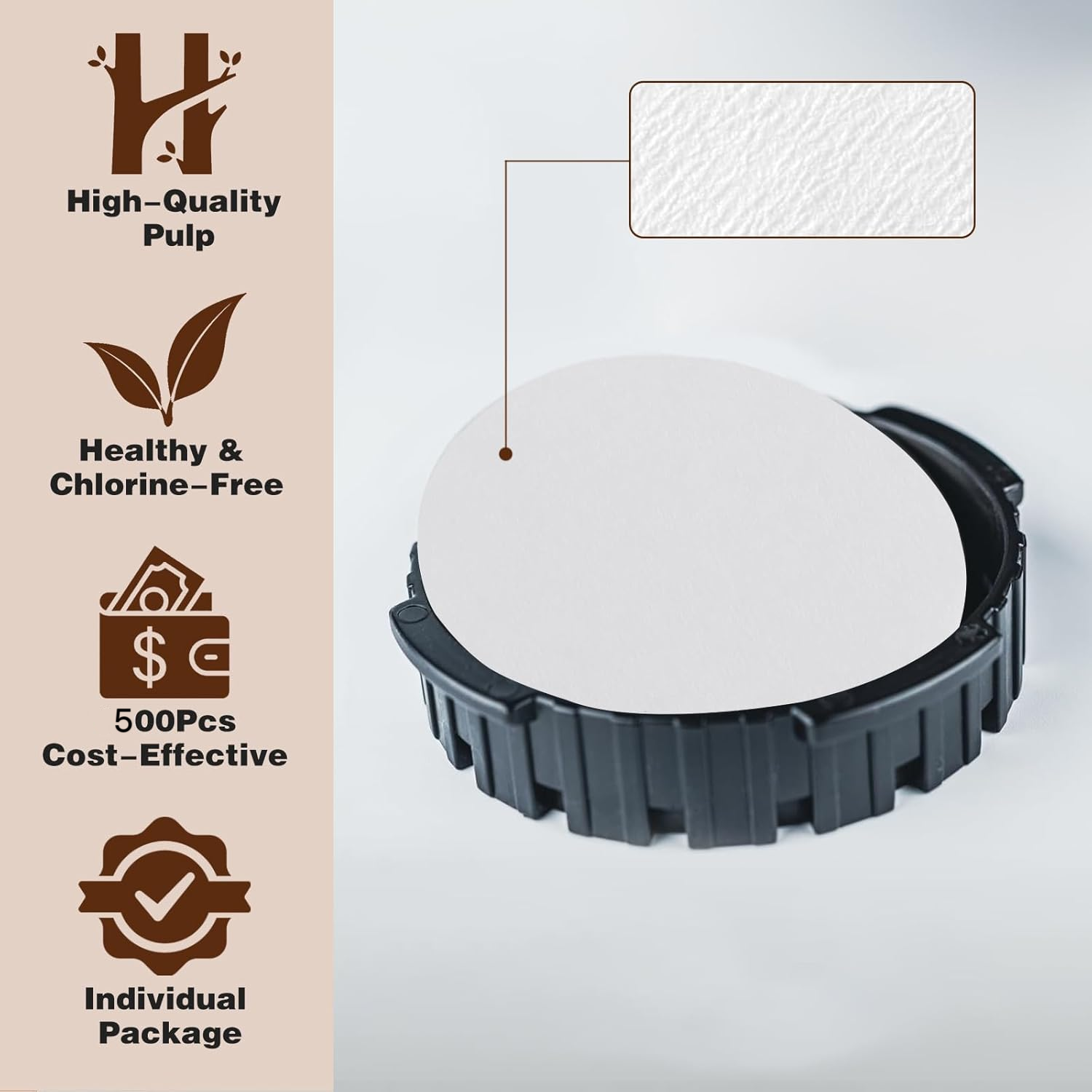 Round Coffee Filters, Compatib - Coffee Tea Chocolate 리뷰 및 가격