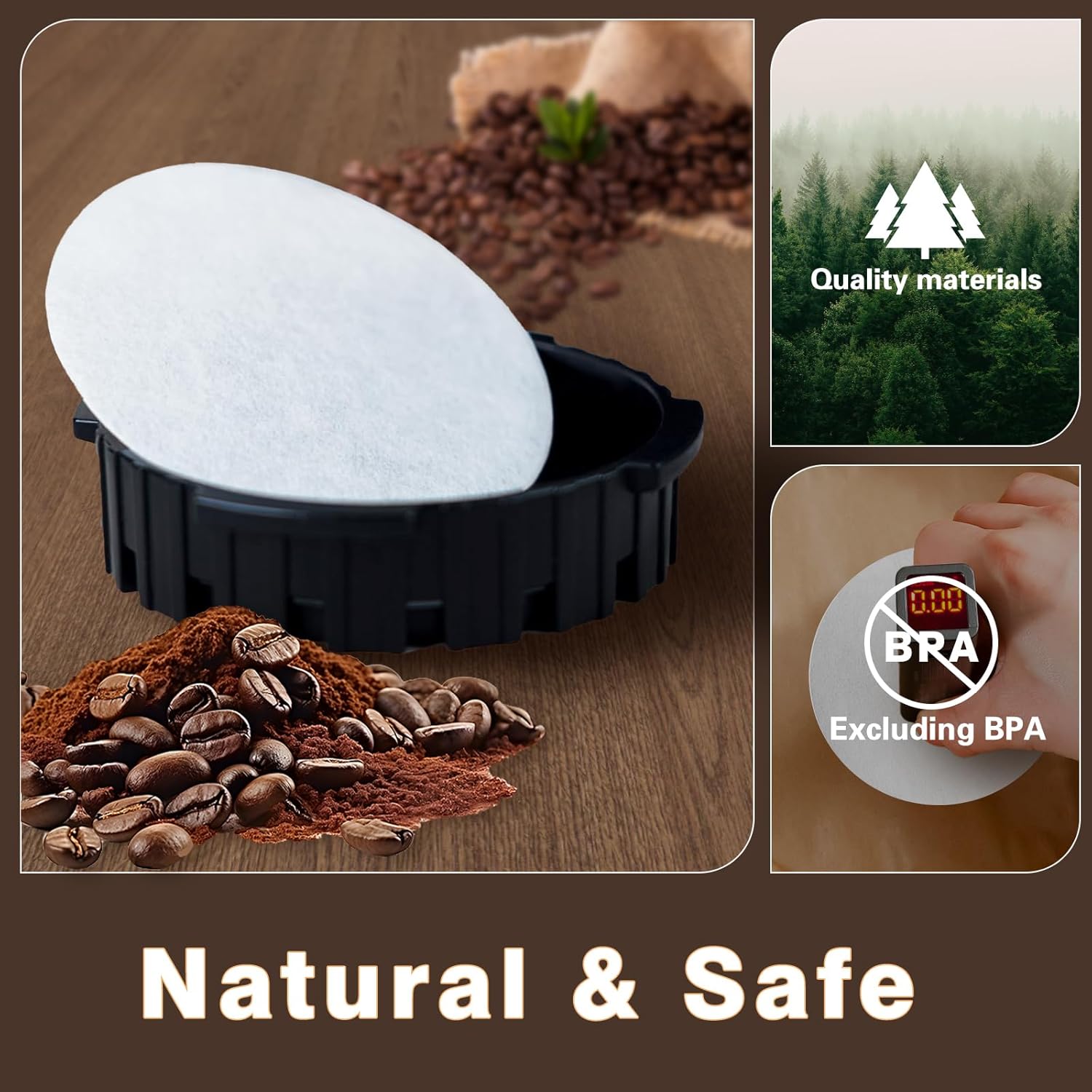 Round Coffee Filters, Compatib - Coffee Tea Chocolate 리뷰 및 가격