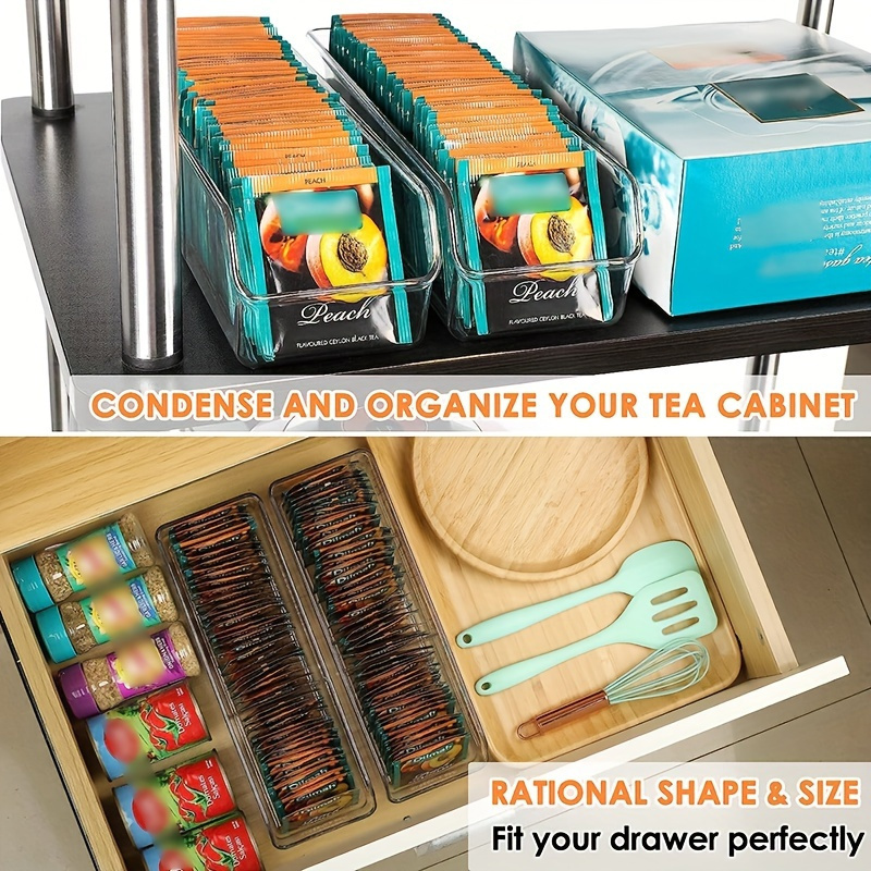 1pc Clear Tea Bag Organizer Bo - Coffee Tea Sugar Set 리뷰 및 가격