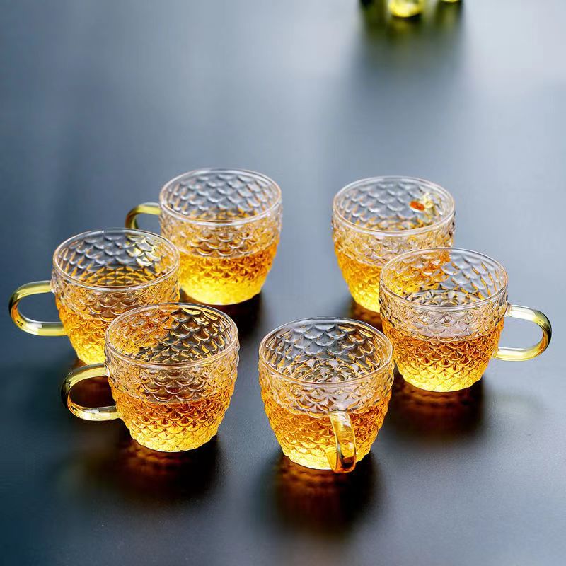 Glass Tea Cups small Cups Home - Coffee Tea Sugar Set 리뷰 및 가격