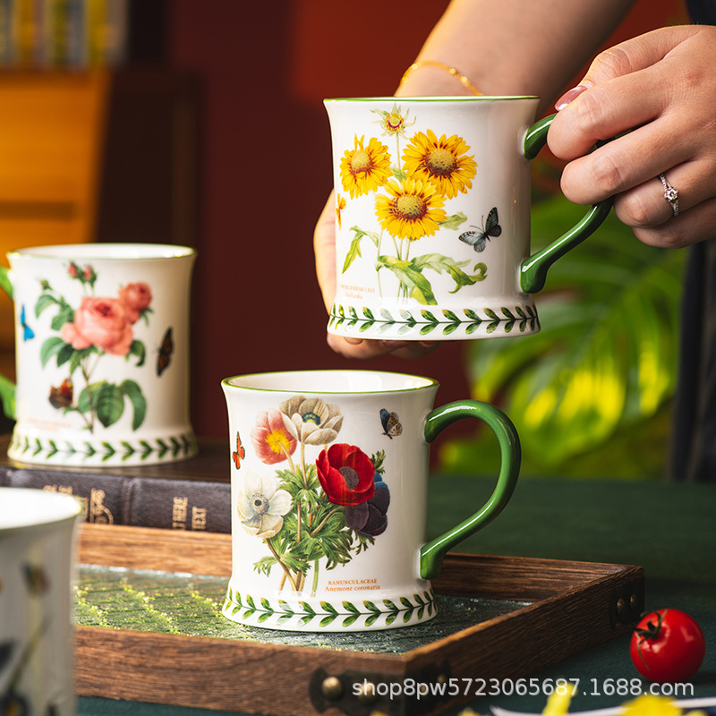 Creative Pastoral Style Cerami - Coffee Tea English 리뷰 및 가격