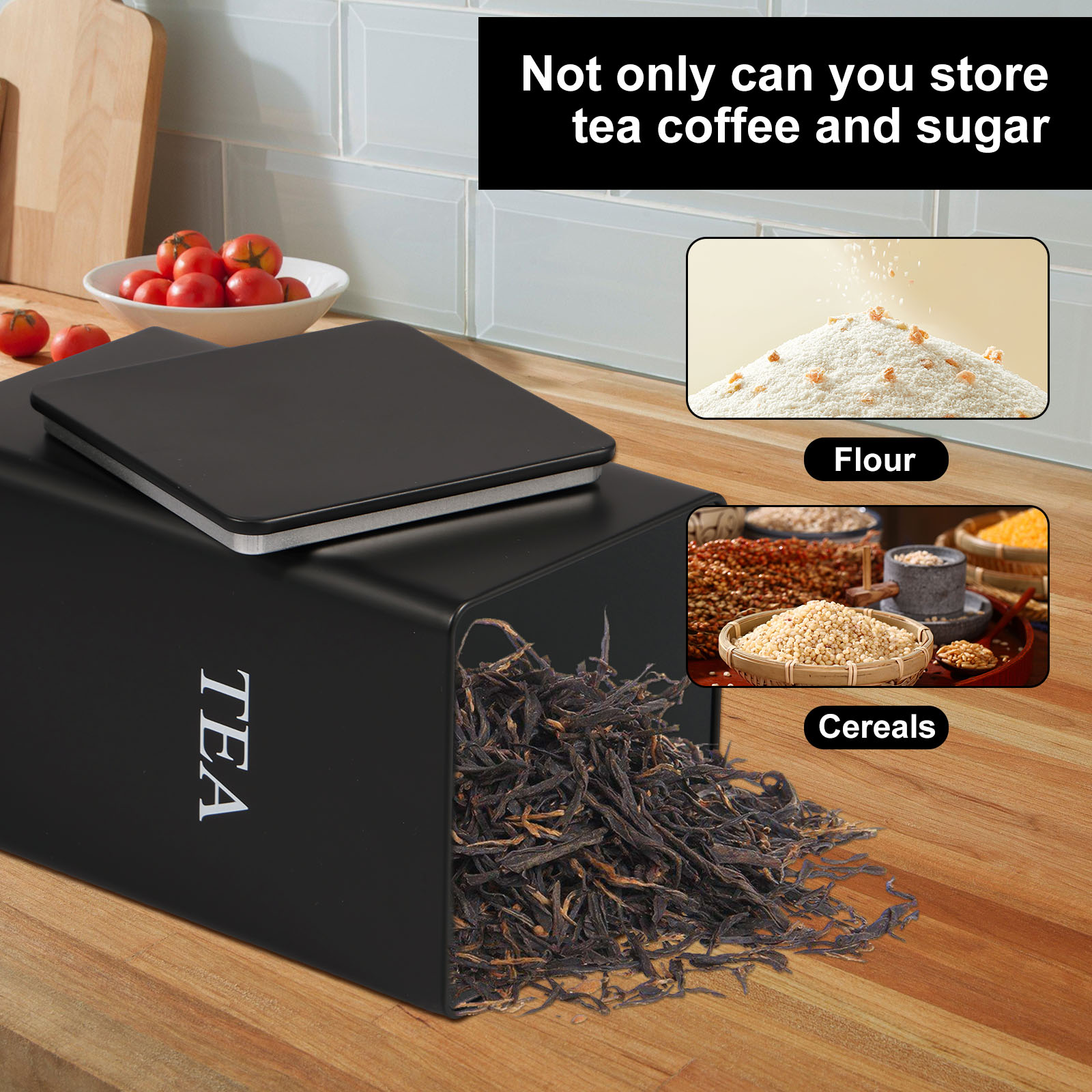 3Pcs Coffee Bean Storage Canis - Coffee Tea Sugar Container Set 리뷰 및 가격