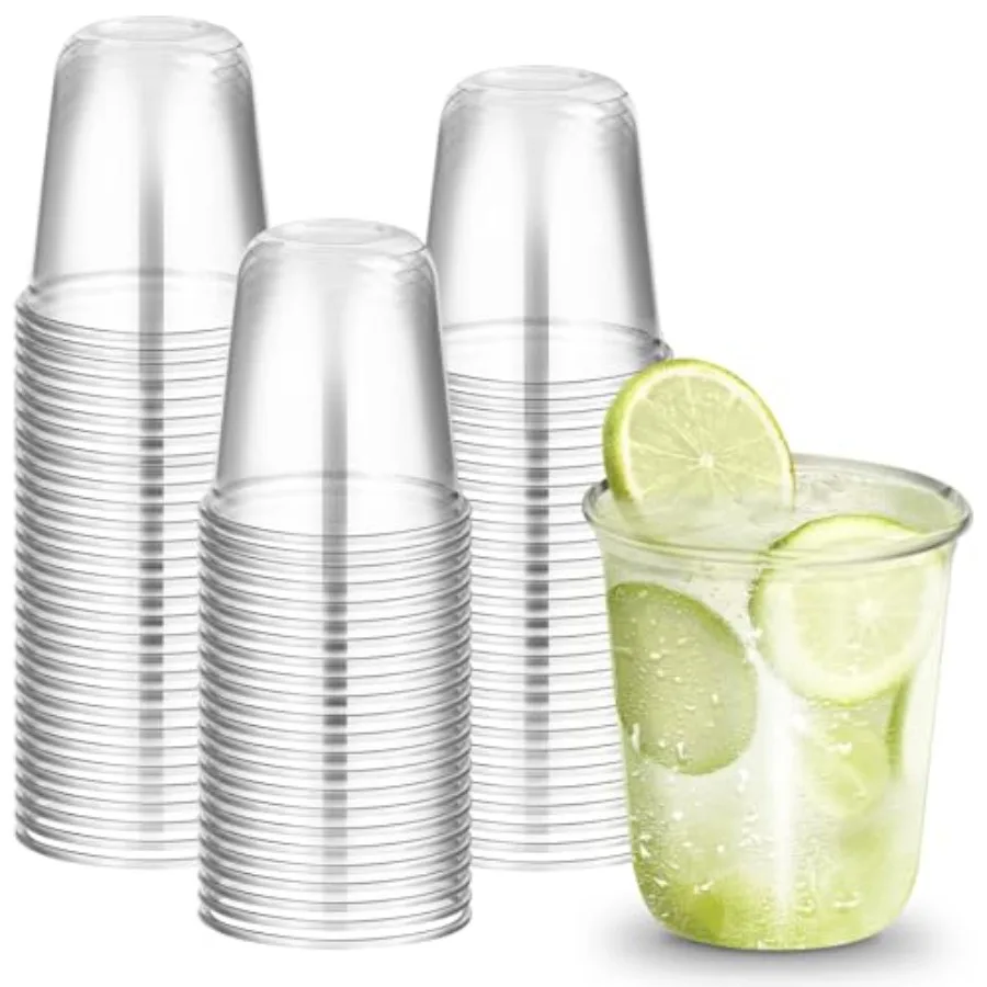 50 PCs Clear Round Bottom Plas - Coffee Tea Boba 리뷰 및 가격