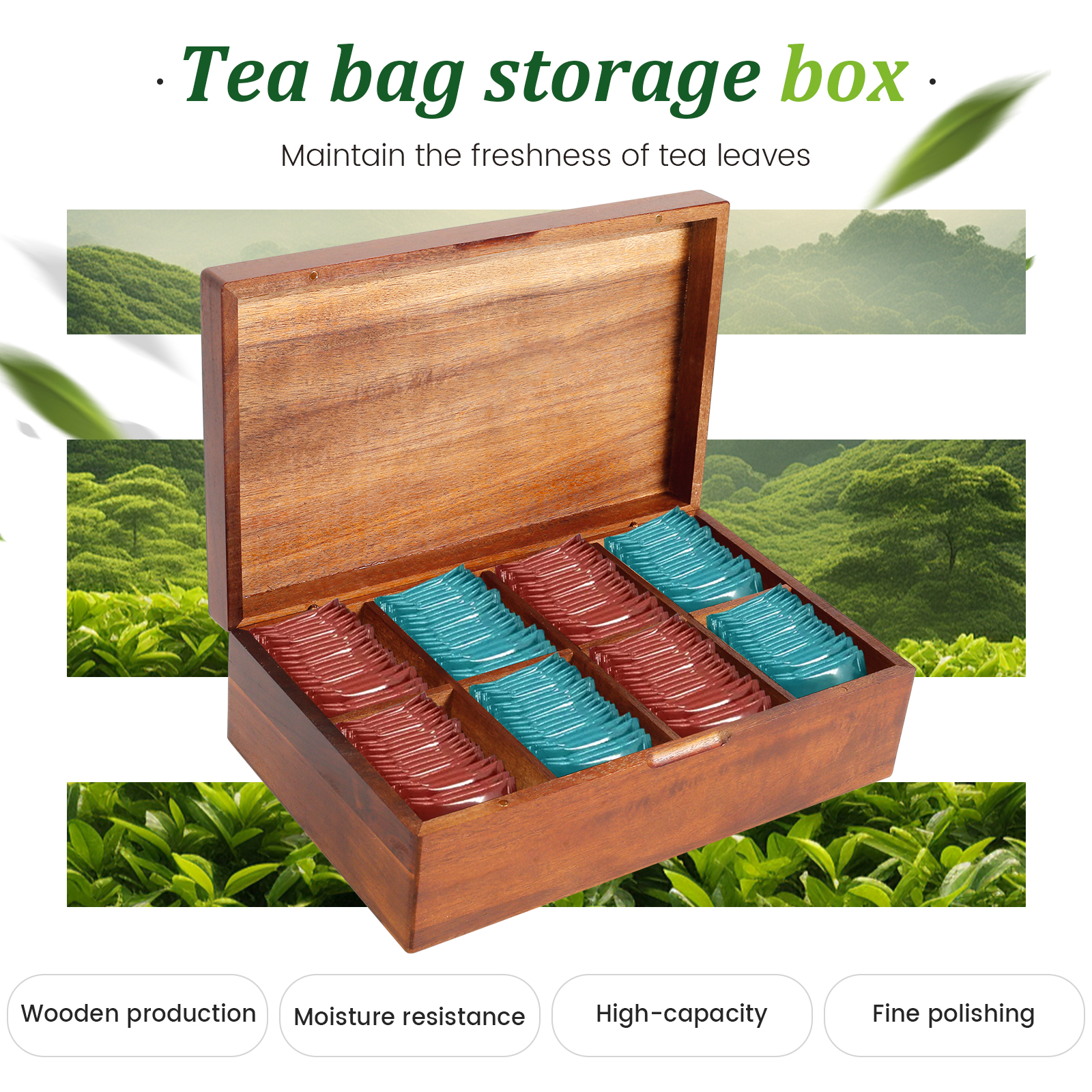 Tea Box Storage Hotel Tea Bag  - Coffee Tea Sugar Container Set 리뷰 및 가격