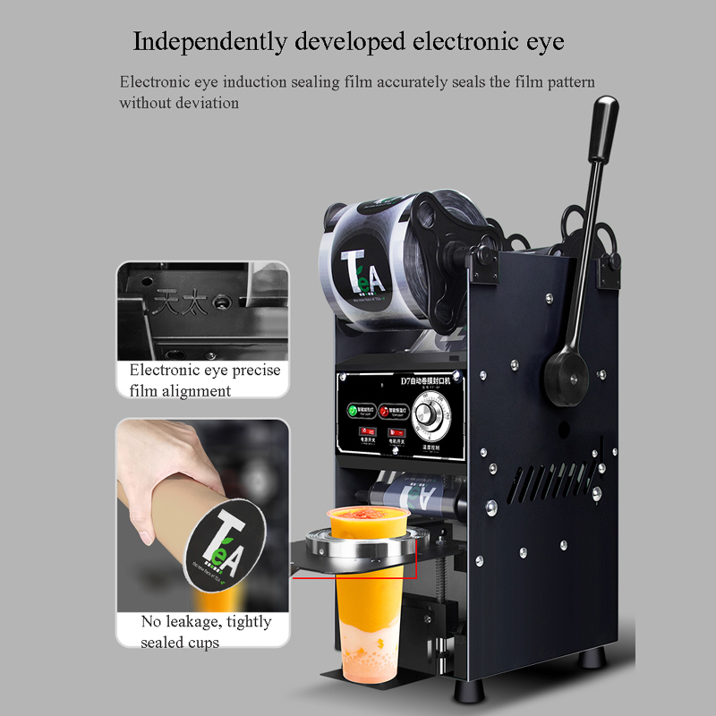 Automatic Cup sealing machine  - Coffee Tea Boba 리뷰 및 가격