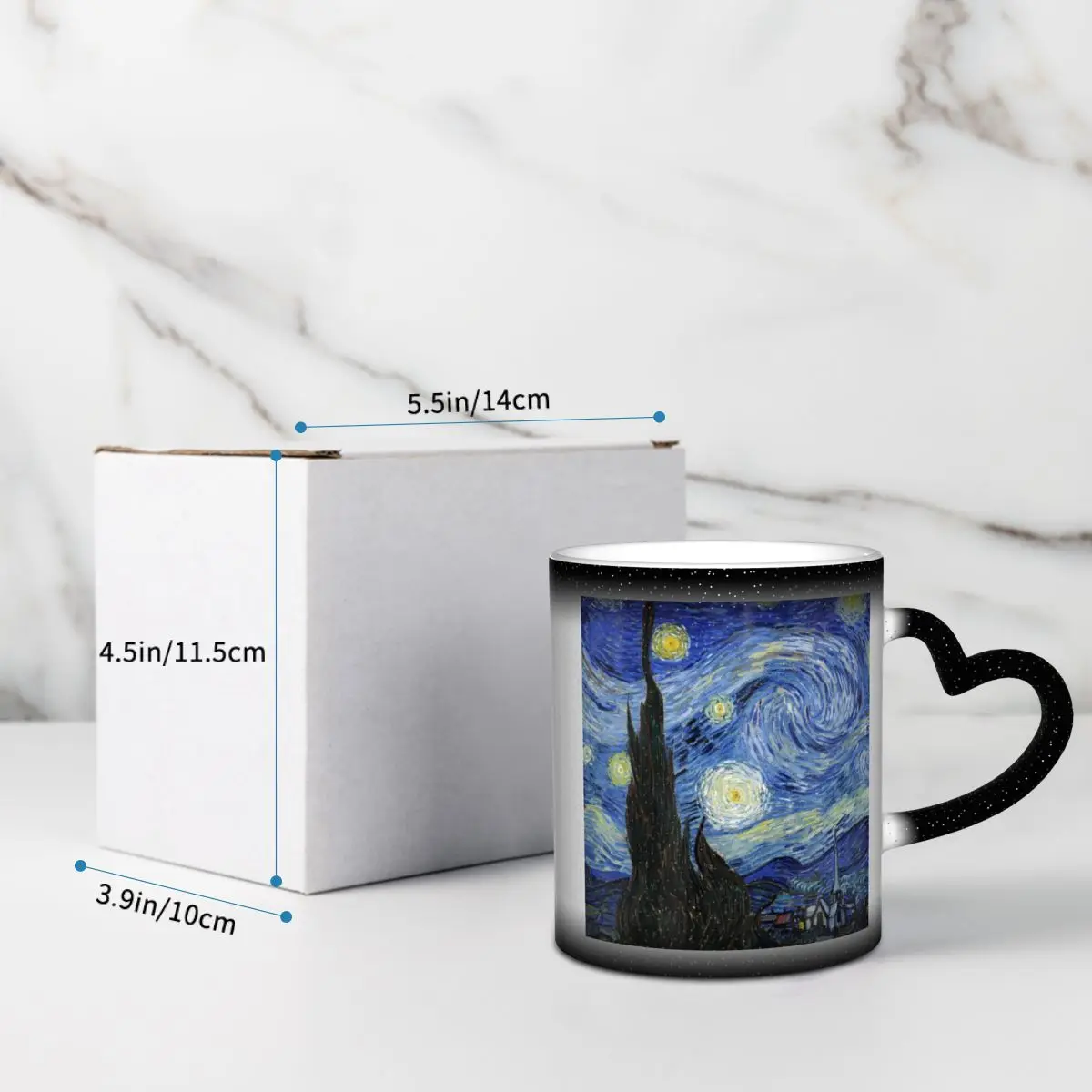 Van Gogh Mug Funny Ceramic Cof - Coffee Tea Van 리뷰 및 가격
