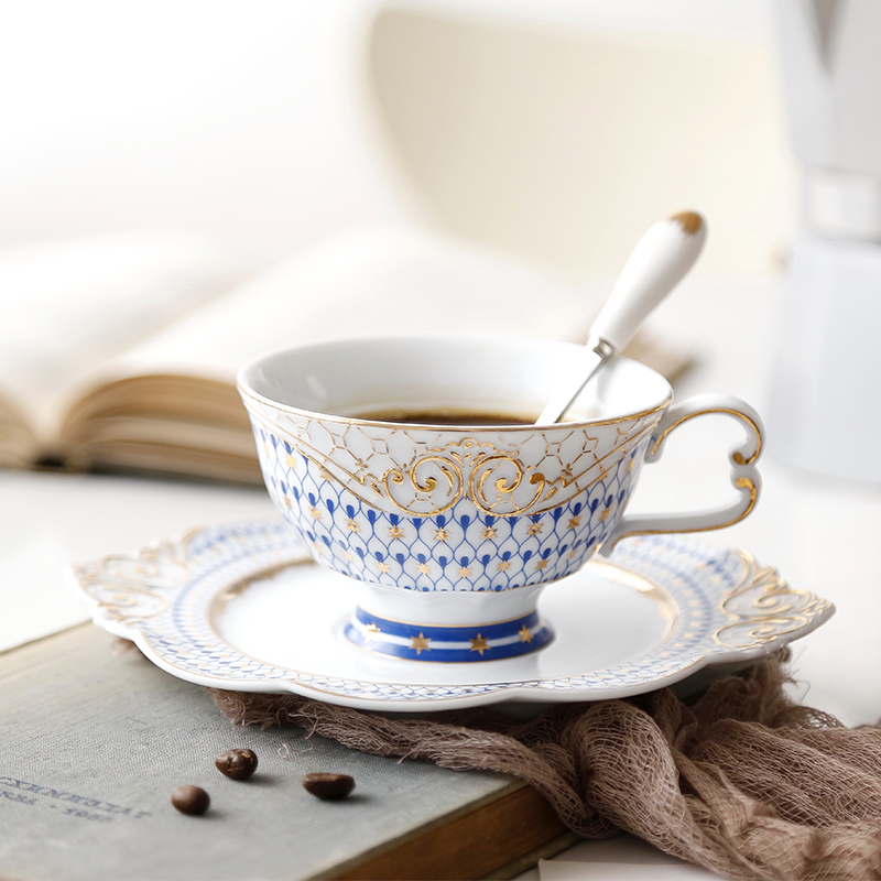 European Ceramic Coffee Cup, H - Coffee Tea English 리뷰 및 가격