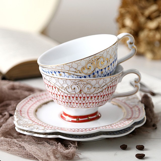 European Ceramic Coffee Cup, H - Coffee Tea English 리뷰 및 가격