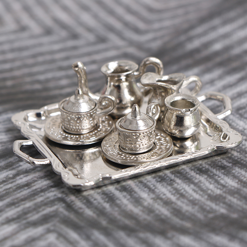 10pcs/Set 1/12 Dollhouse Minia - Coffee Tea Sugar Set 리뷰 및 가격
