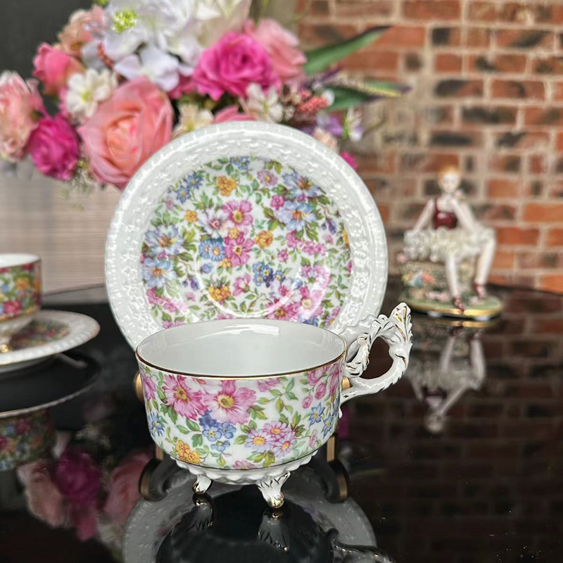 Coffee cups, plates, European  - Coffee Tea English 리뷰 및 가격