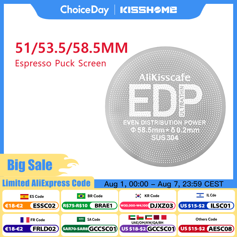 Espresso Puck Screen 49.5mm 51 - Coffee And Tea Filter 리뷰 및 가격
