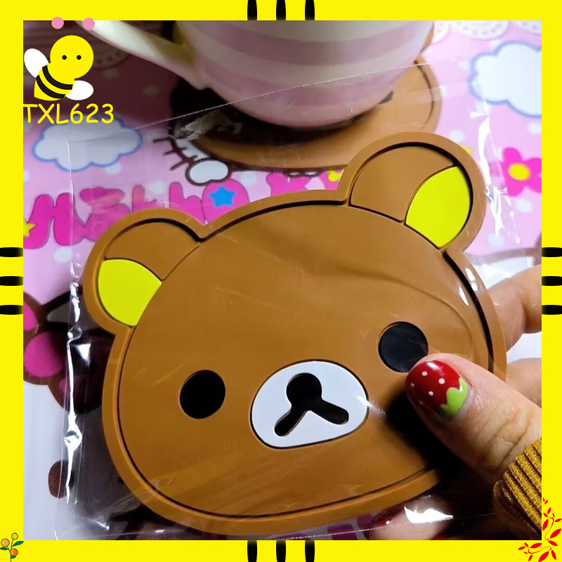 Rilakkuma Silicone Cup Coaster - Coffee Y Tea 리뷰 및 가격