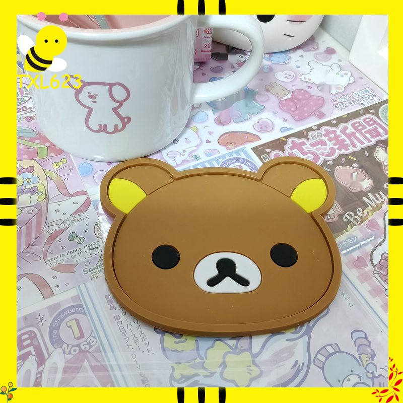 Rilakkuma Silicone Cup Coaster - Coffee Y Tea 리뷰 및 가격