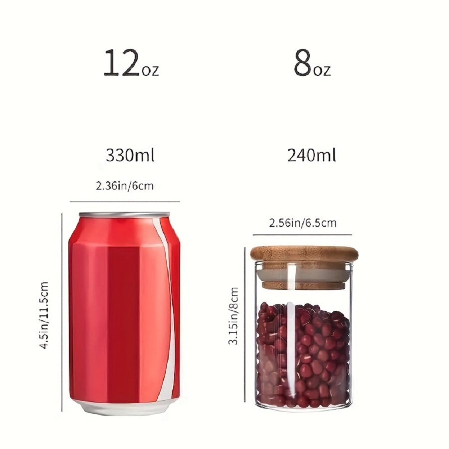 12pcs/set Airtight Glass Stora - Coffee Tea Sugar Container Set 리뷰 및 가격