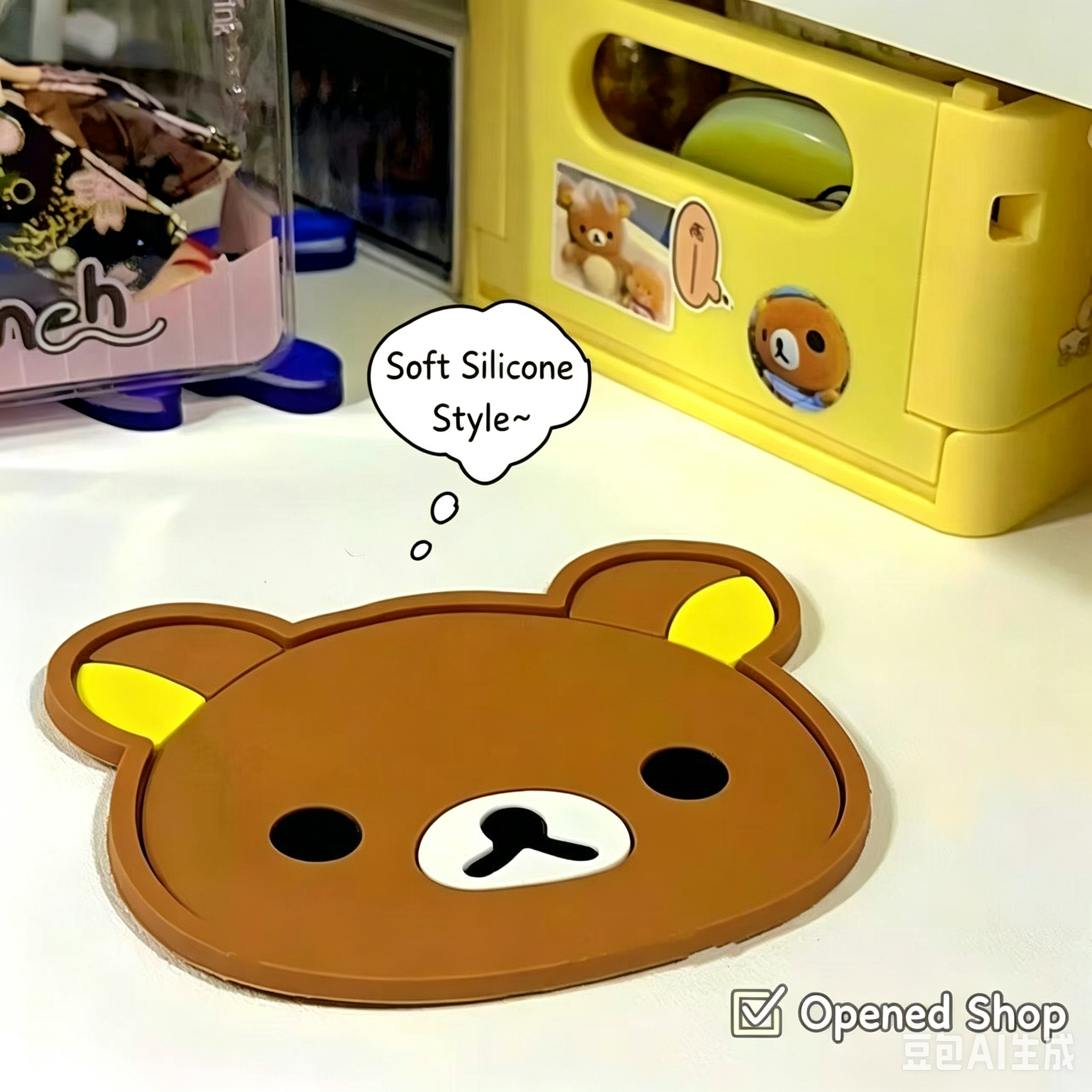 Rilakkuma Silicone Cup Coaster - Coffee Y Tea 리뷰 및 가격