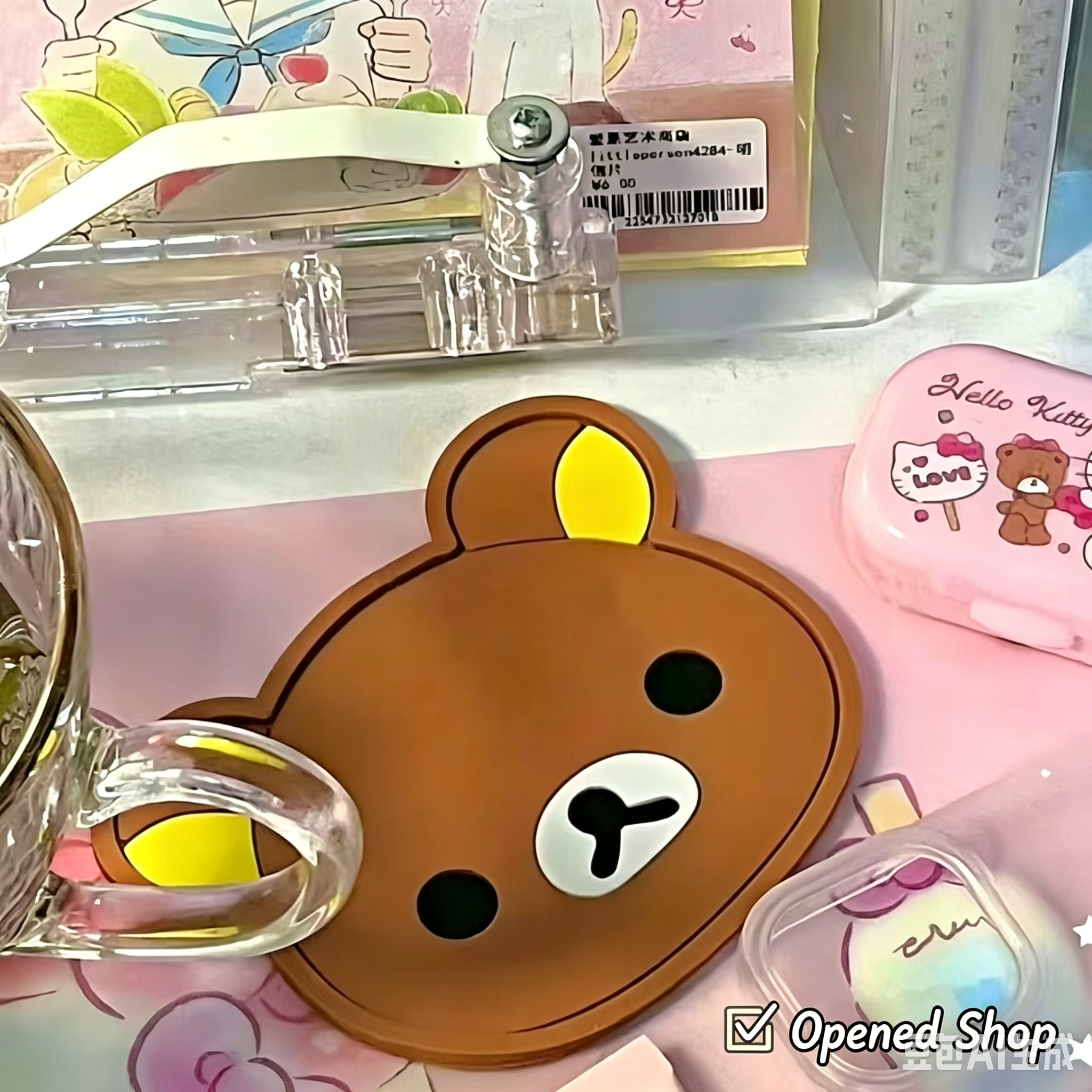 Rilakkuma Silicone Cup Coaster - Coffee Y Tea 리뷰 및 가격