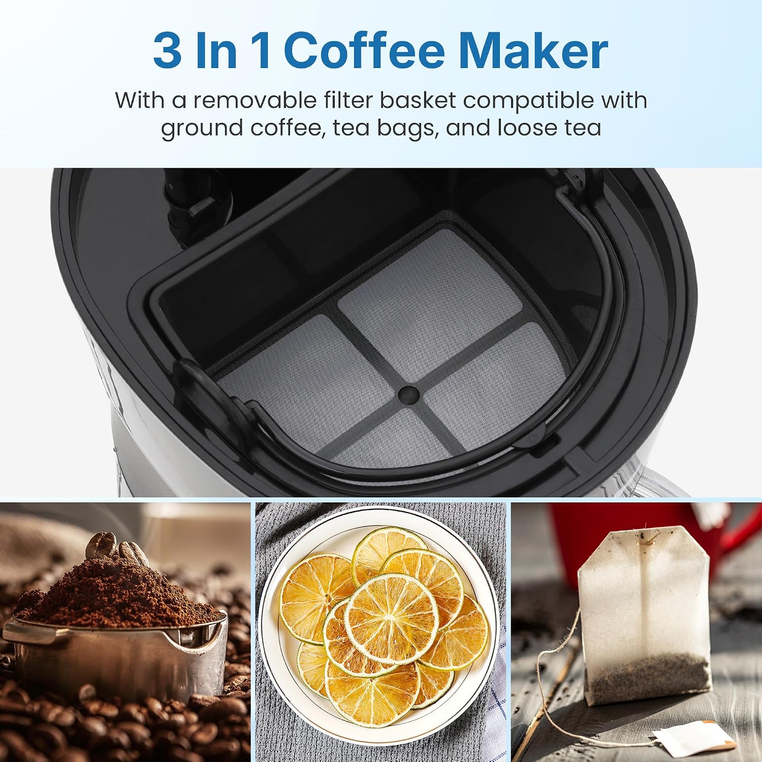 Iced Tea & Coffee Maker, 20oz  - Coffee And Tea Filter 리뷰 및 가격