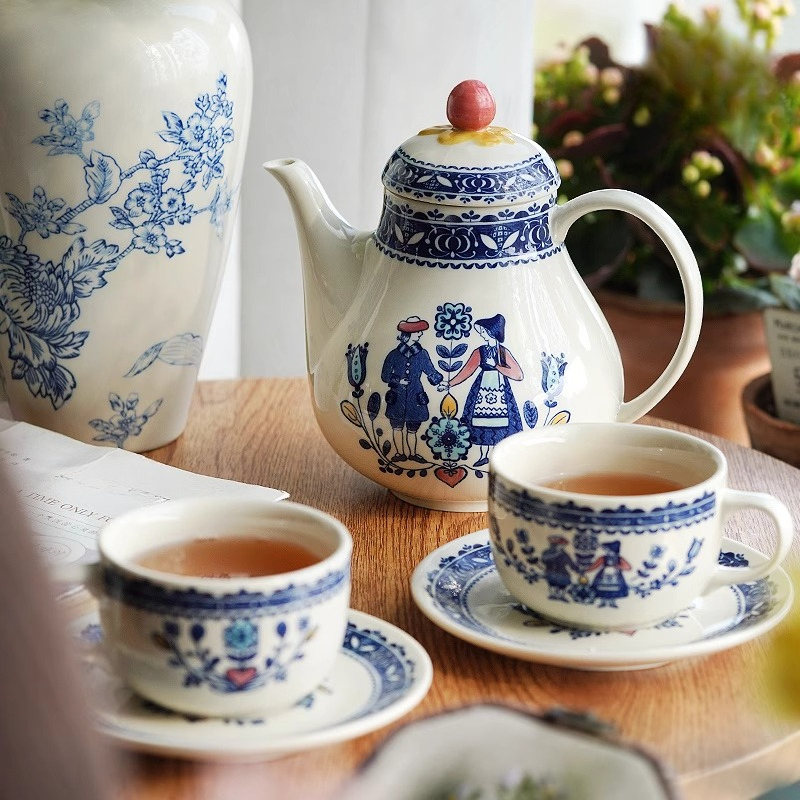 Vintage ceramic coffee cups an - Coffee Tea English 리뷰 및 가격