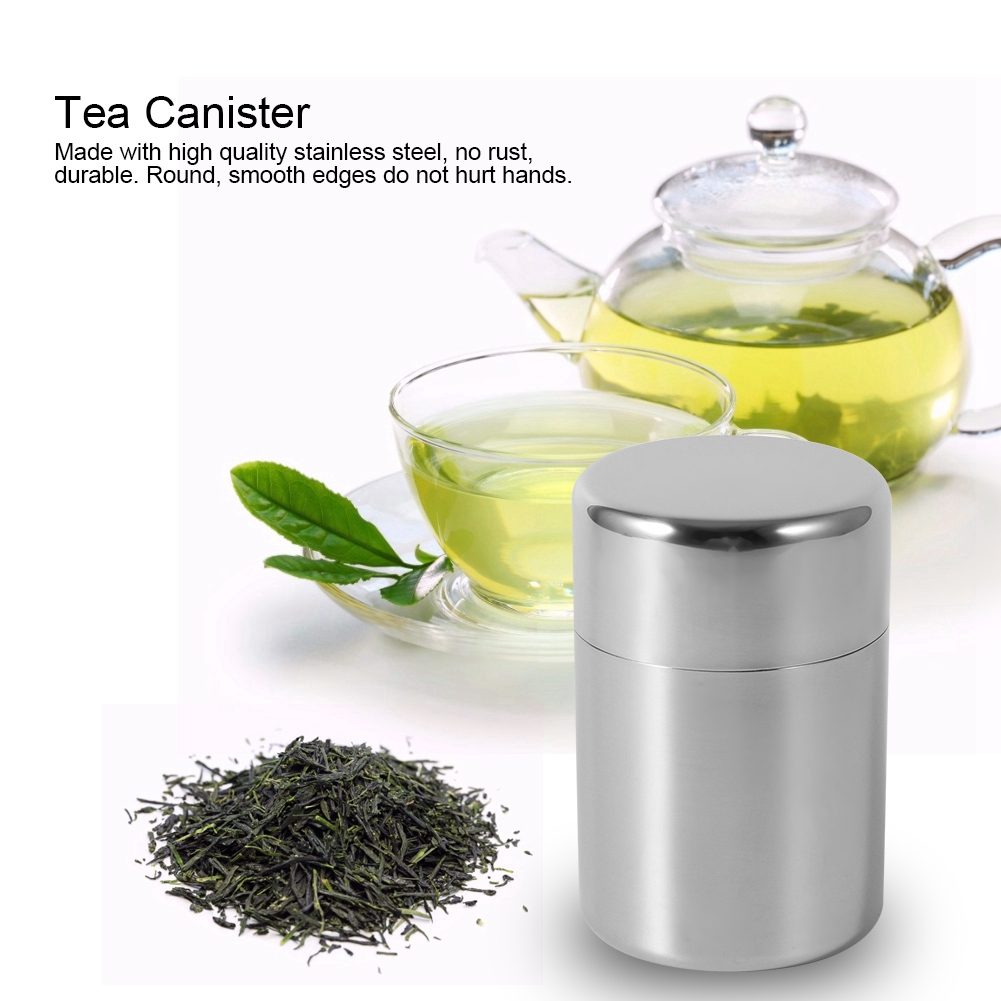 Stainless Steel Tea Leaf Tins  - Coffee Tea Sugar Container Set 리뷰 및 가격