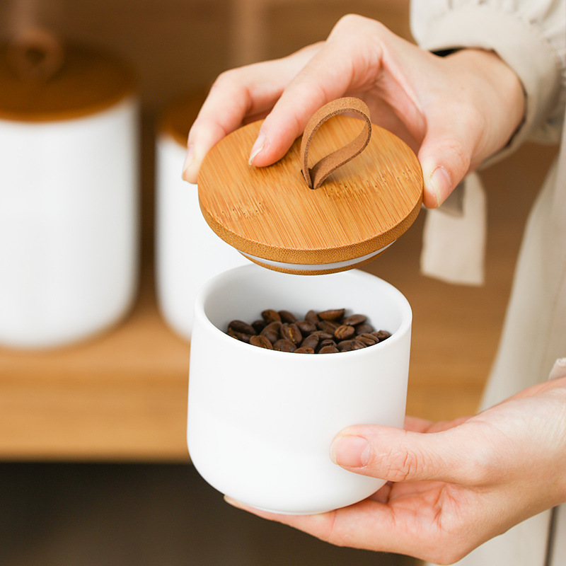 Nordic Ceramic Storage Jar Mat - Coffee Tea Sugar Container Set 리뷰 및 가격