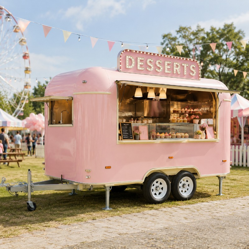 Food Truck Trailer Street Cate - Coffee Tea Van 리뷰 및 가격