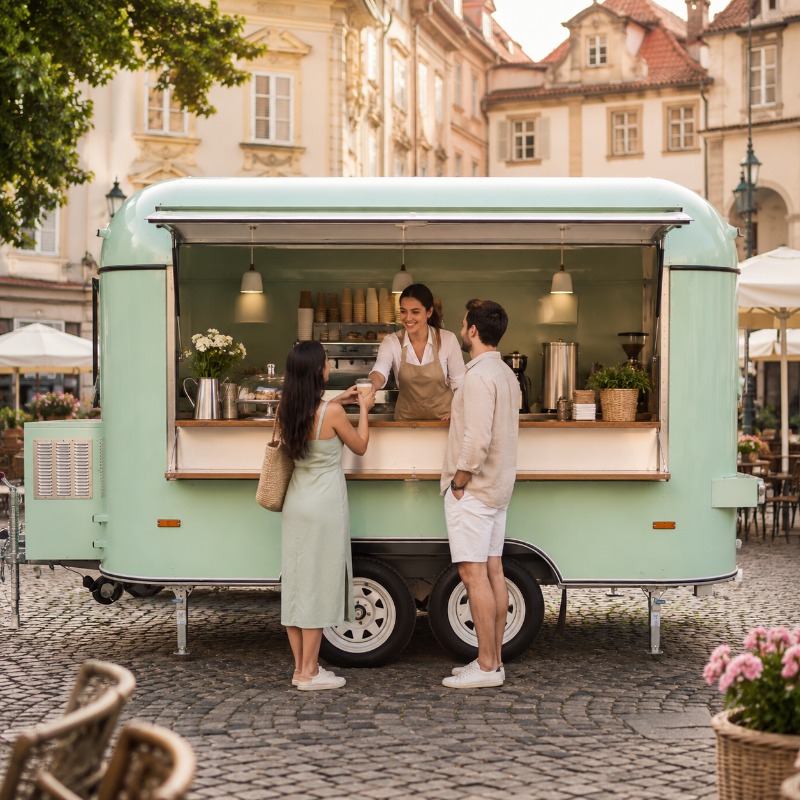 Food Truck Trailer Street Cate - Coffee Tea Van 리뷰 및 가격