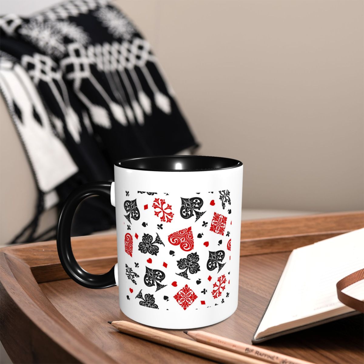 Playing Card Icons Mug Funny C - Coffee Tea Icon 리뷰 및 가격
