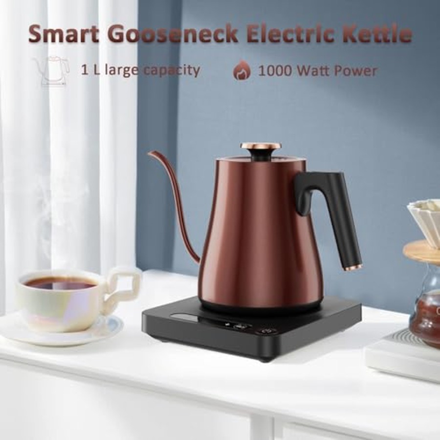 Gooseneck Electric Kettle 1.0L - Pour Over Kettle 리뷰 및 가격