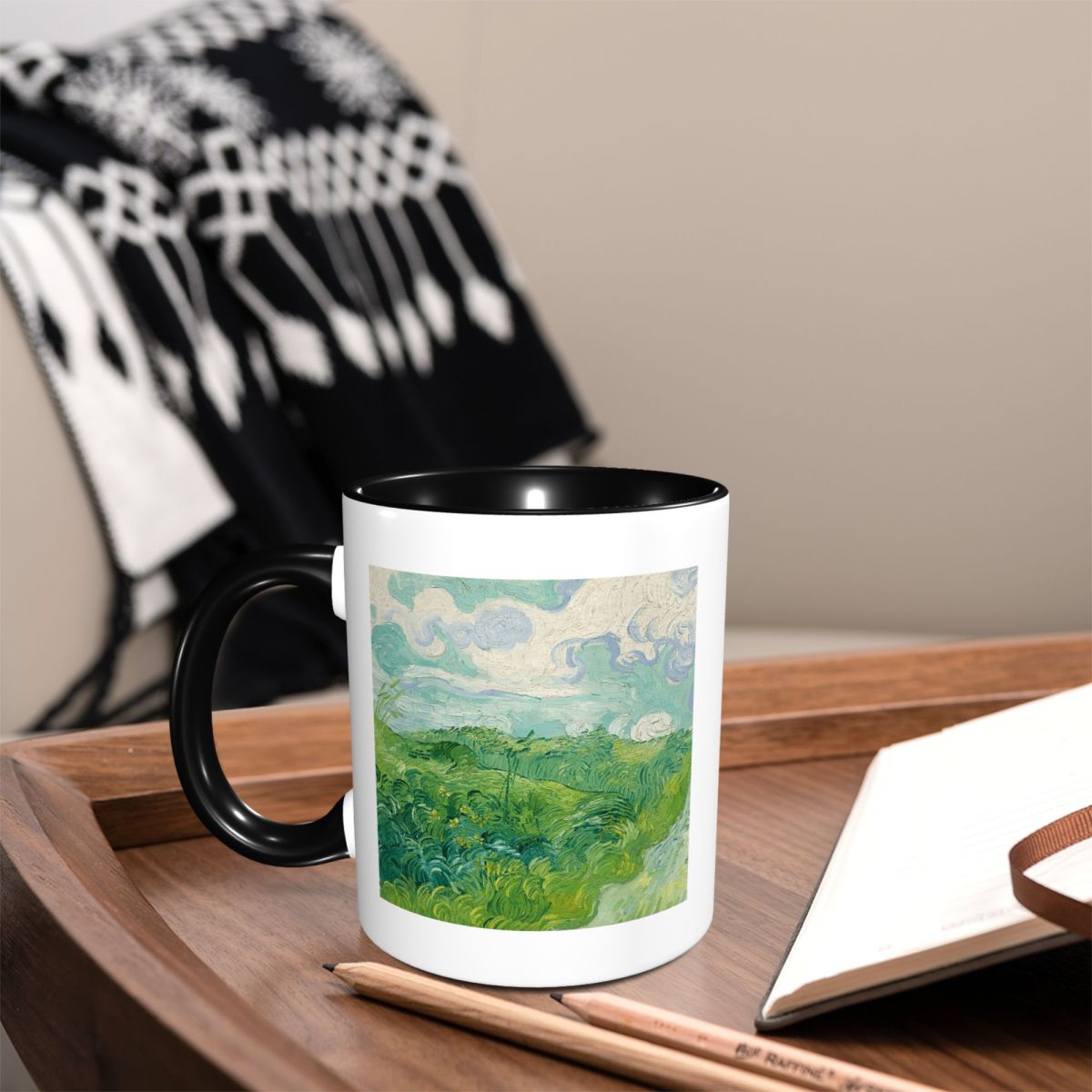 Green Wheat Fields, Auvers, Vi - Coffee Tea Van 리뷰 및 가격