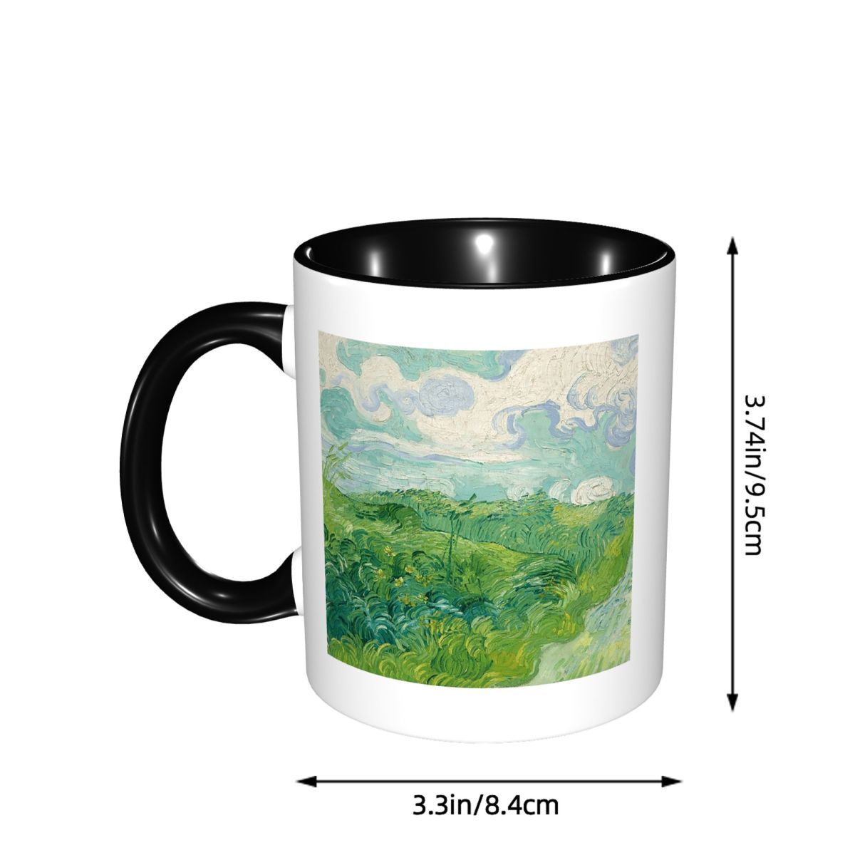 Green Wheat Fields, Auvers, Vi - Coffee Tea Van 리뷰 및 가격
