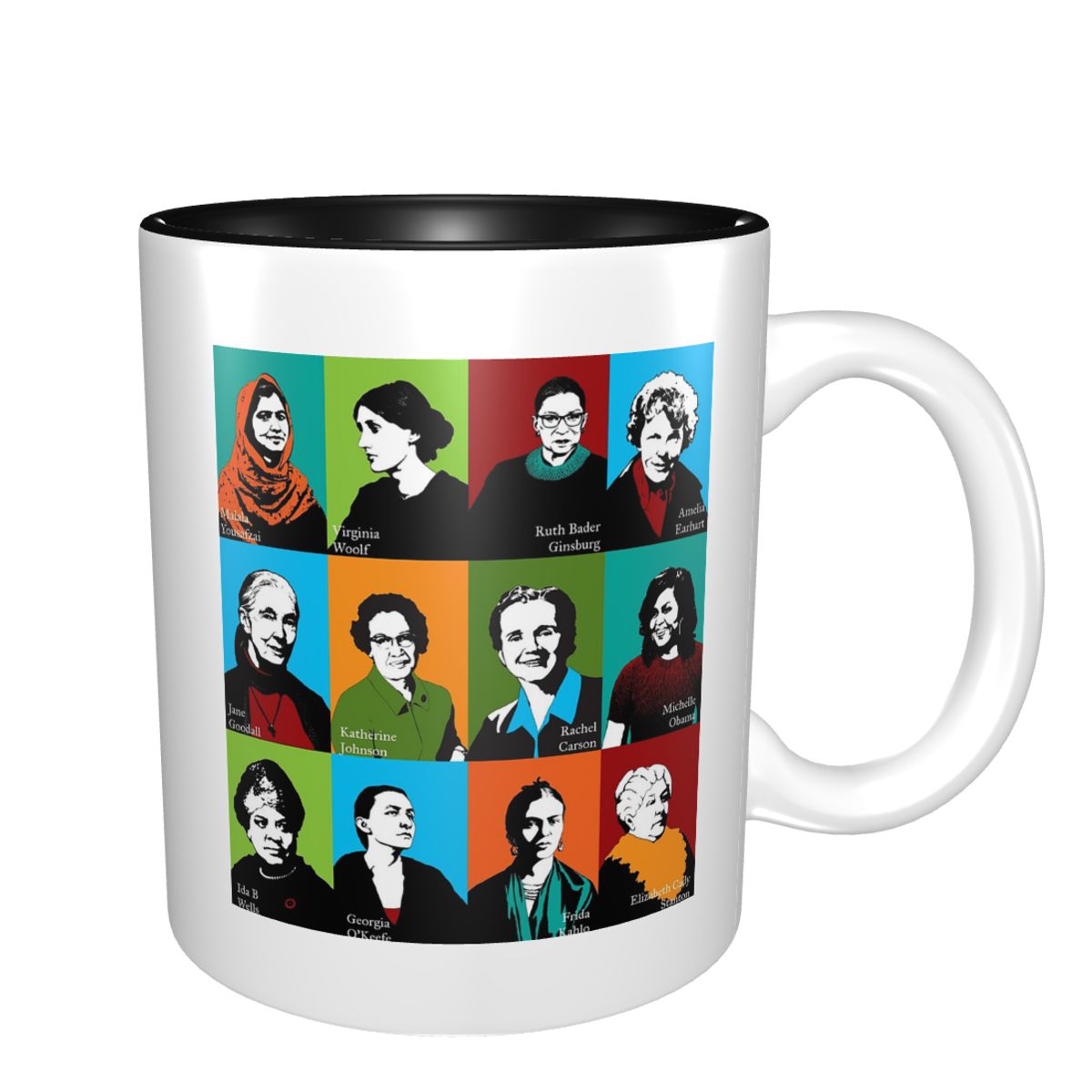 Feminist Icons Mug Funny Ceram - Coffee Tea Icon 리뷰 및 가격