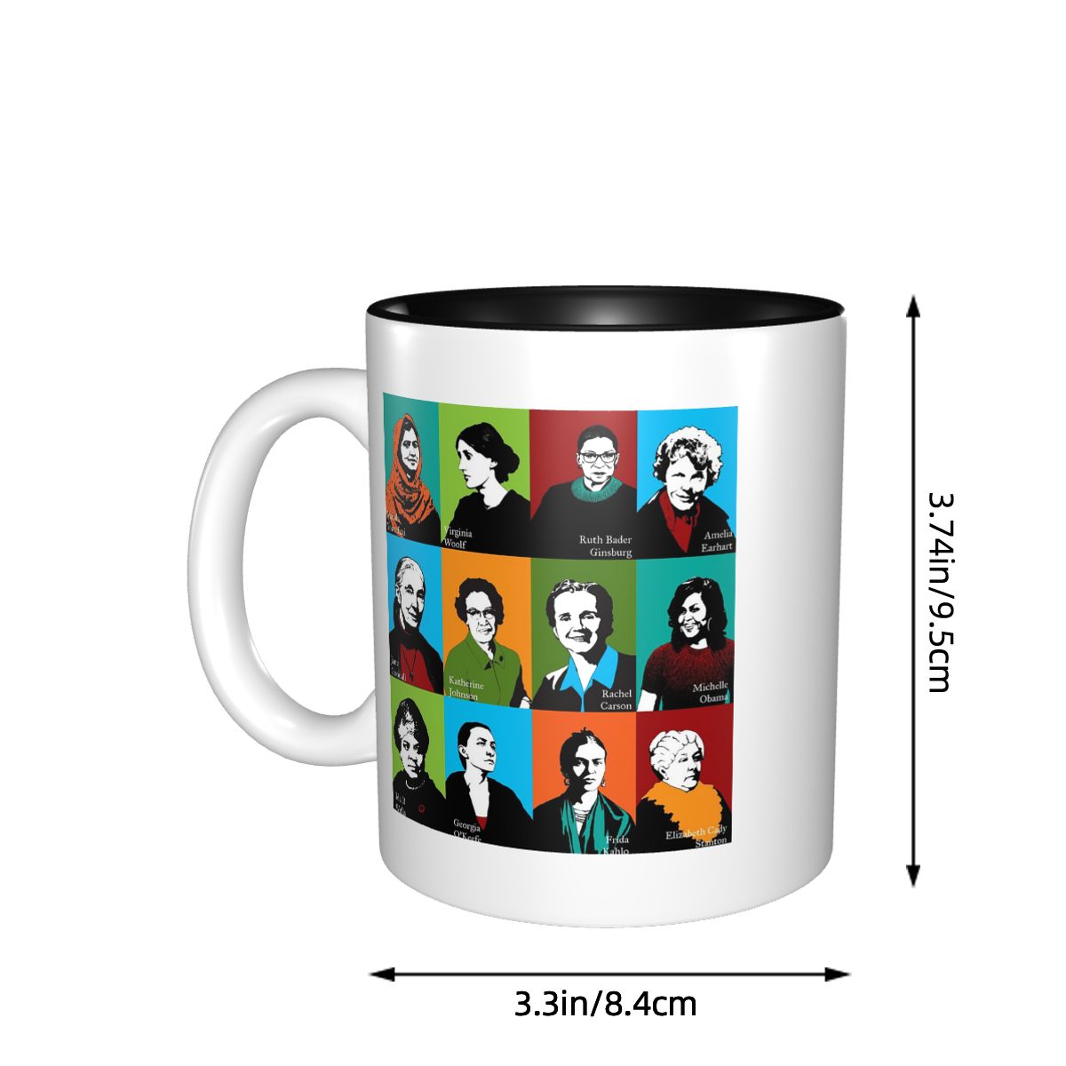 Feminist Icons Mug Funny Ceram - Coffee Tea Icon 리뷰 및 가격