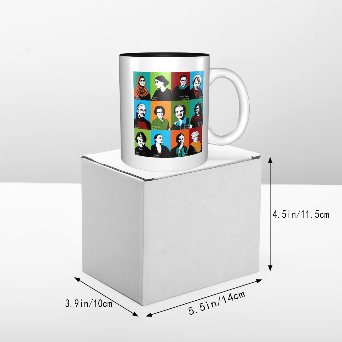 Feminist Icons Mug Funny Ceram - Coffee Tea Icon 리뷰 및 가격