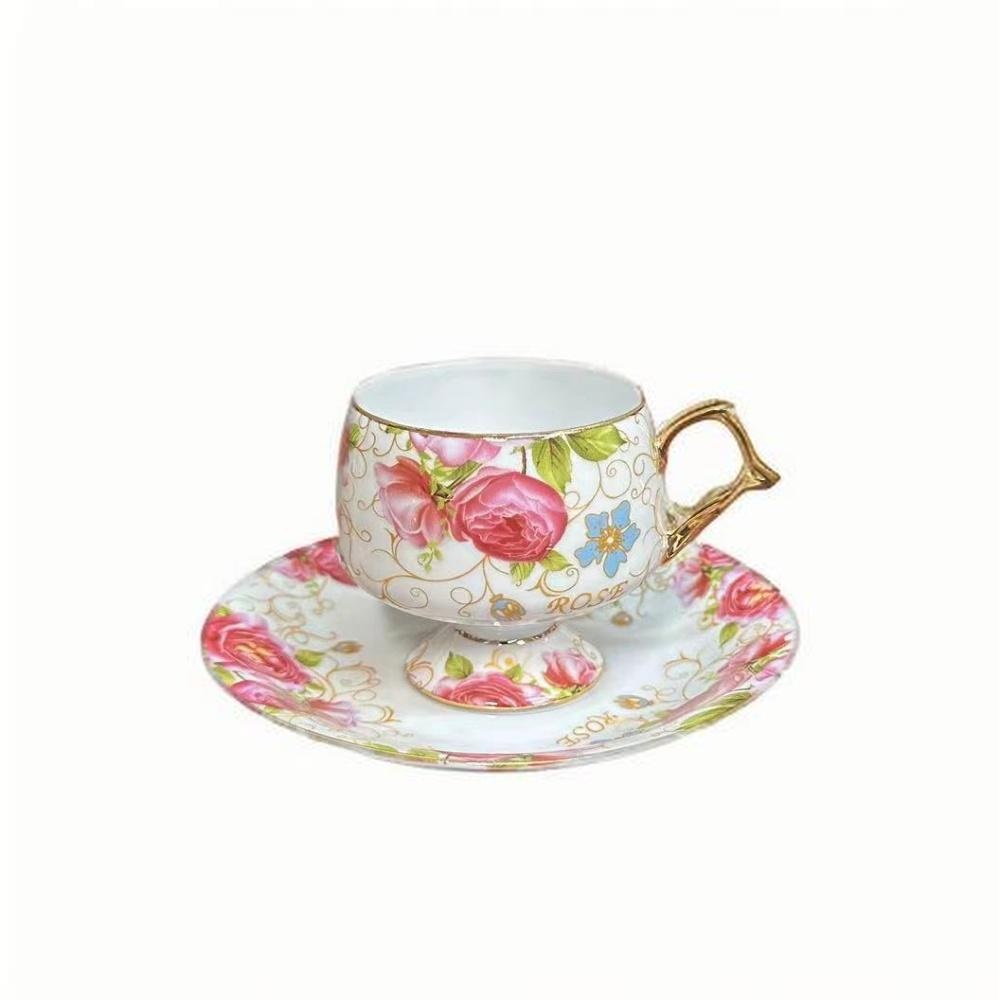 French Full Flower Coffee Cup  - Coffee Tea English 리뷰 및 가격