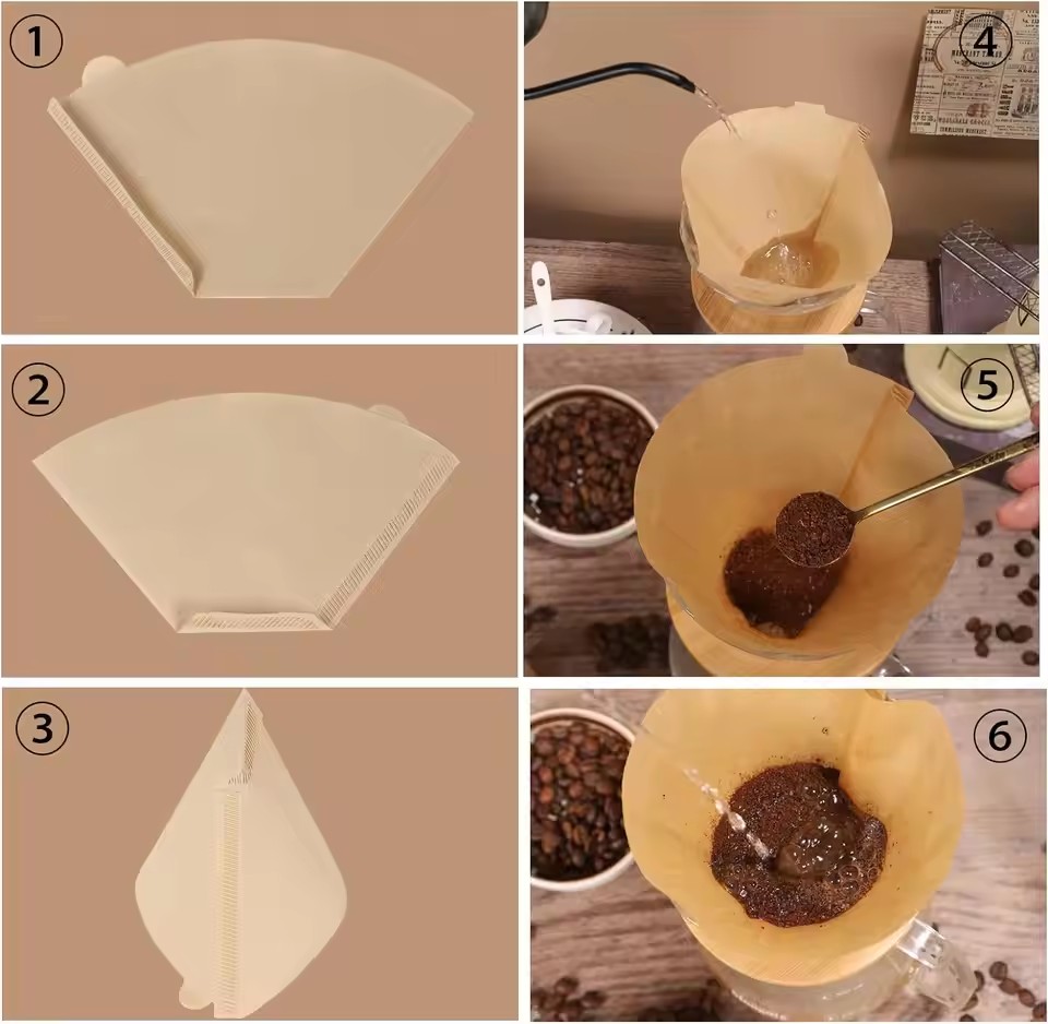 50pcs/set Log Pulp Paper Coffe - Coffee Tea Infusion 리뷰 및 가격