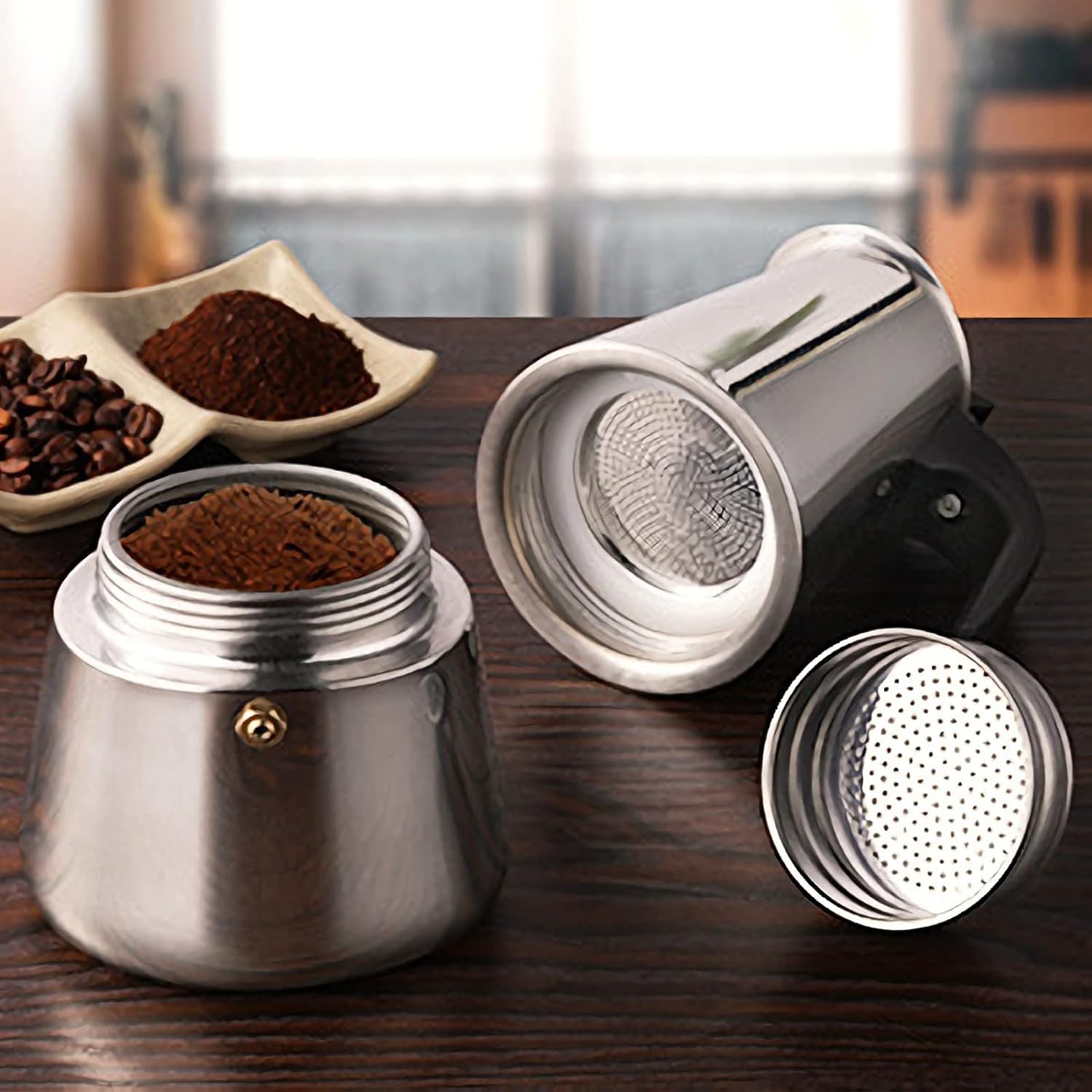 4/6/9 Cups Moka Pot Caffe Mach - Coffee Tea Chocolate 리뷰 및 가격