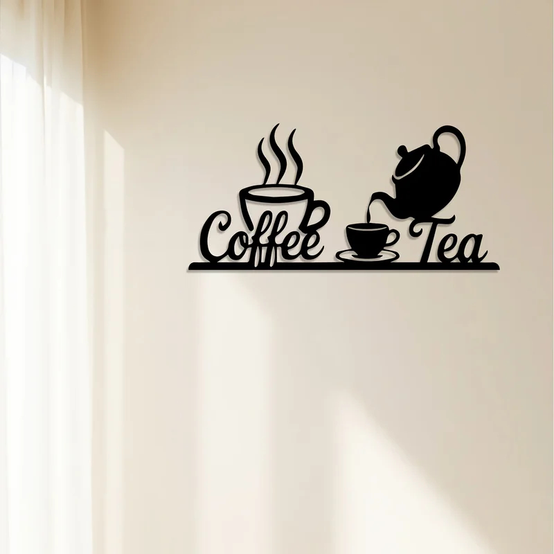 Rustic Metal Coffee & Tea Wall - Coffee Tea Icon 리뷰 및 가격