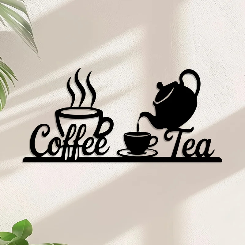 Rustic Metal Coffee & Tea Wall - Coffee Tea Icon 리뷰 및 가격