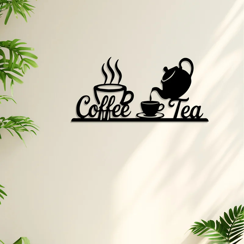 Rustic Metal Coffee & Tea Wall - Coffee Tea Icon 리뷰 및 가격