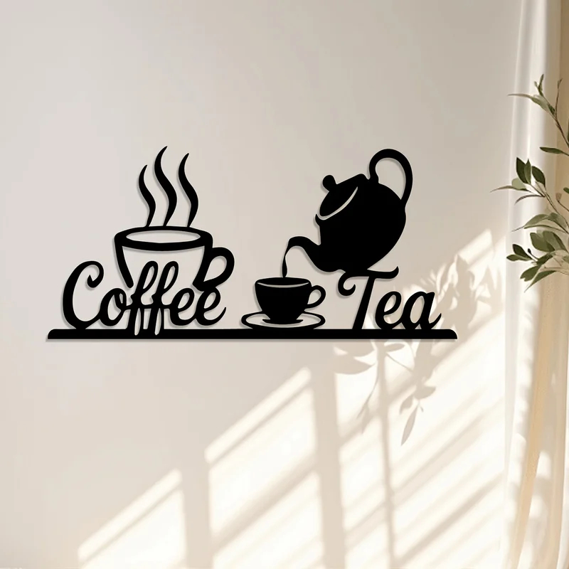 Rustic Metal Coffee & Tea Wall - Coffee Tea Icon 리뷰 및 가격