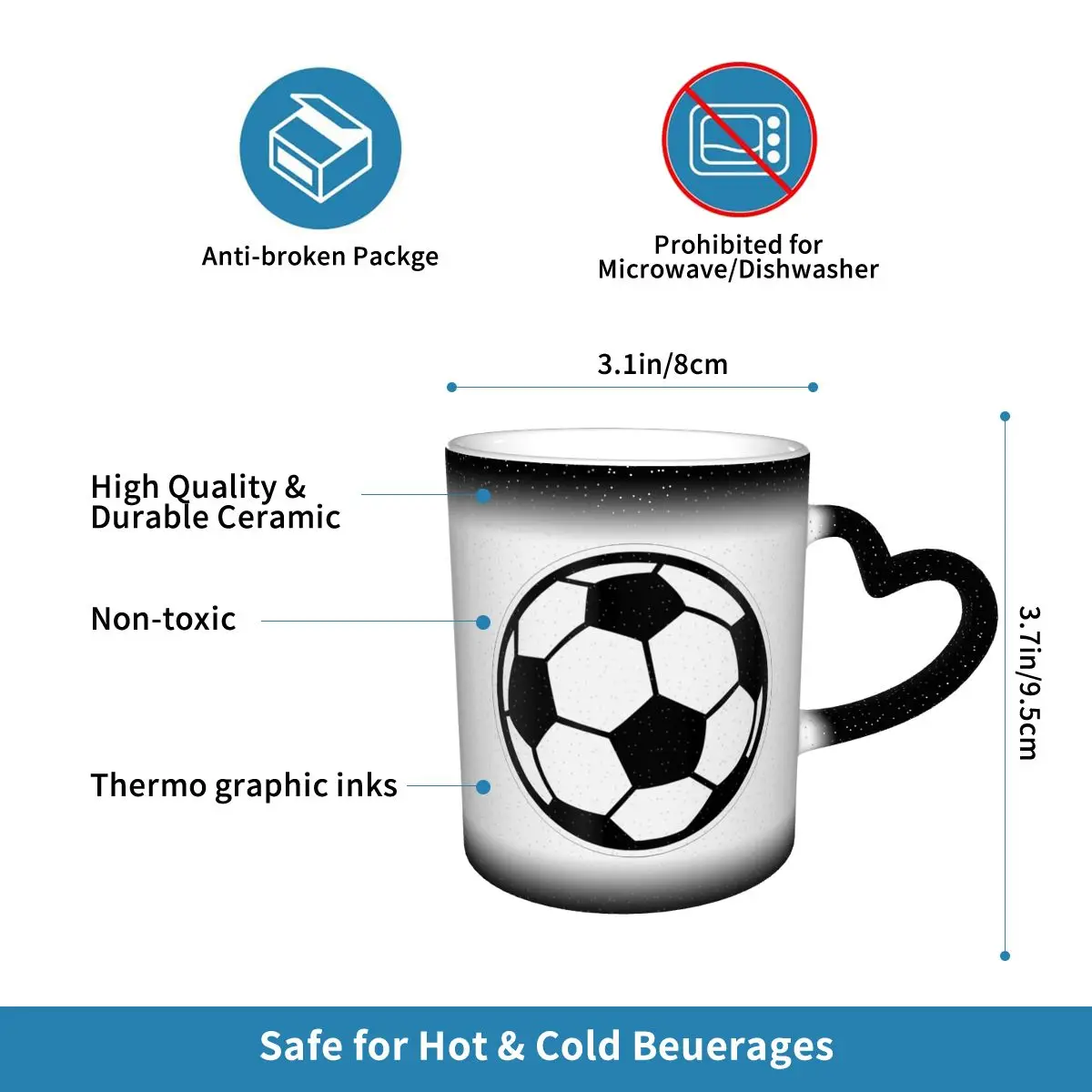 Soccer Ball Football Icon Mug  - Coffee Tea Icon 리뷰 및 가격