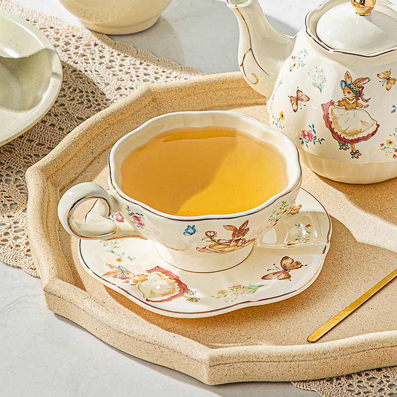 English retro coffee cup and p - Coffee Tea English 리뷰 및 가격