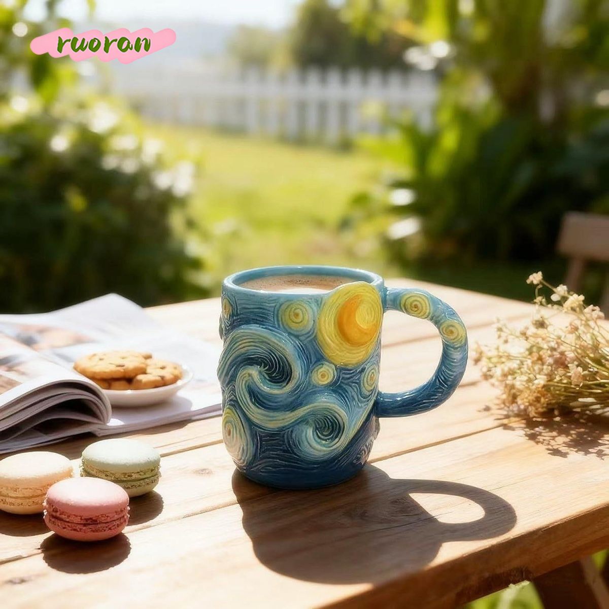 Van Gogh Starry Night Mug Crea - Coffee Tea Van 리뷰 및 가격